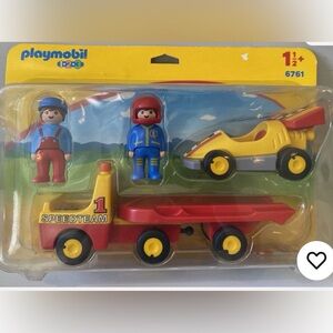 Playmobil 1.2.3 Race Car Set